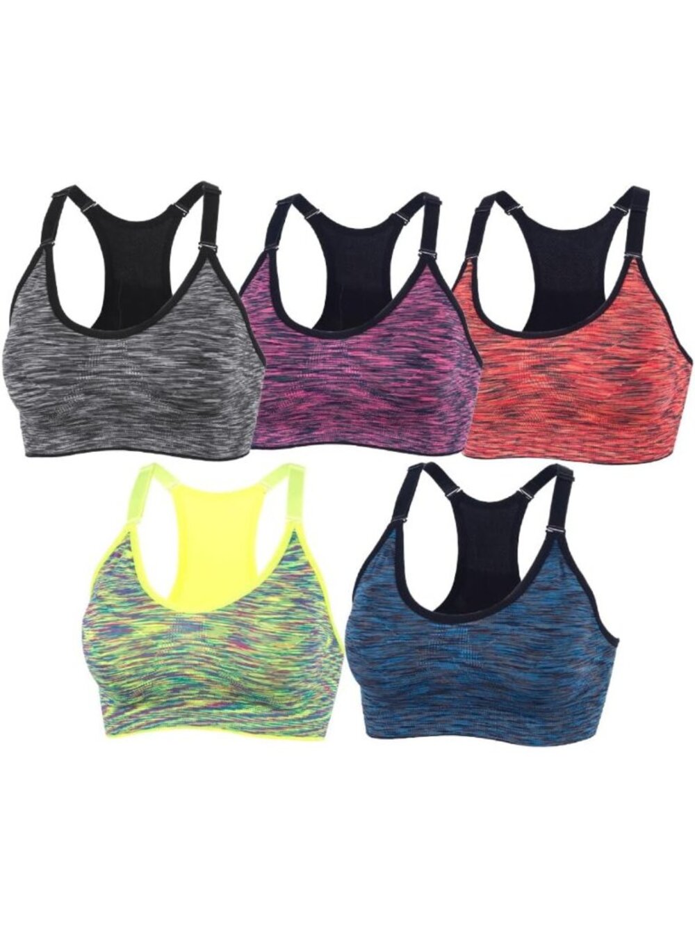 Medium Support Racerback Tank Top with Removable Pads - Post Surgery Sports Bra